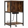 Cabinet de chevet Chêne fumé 38 x 31 x 61 cm Bois d'ingénierie 633860633860