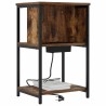 Cabinet de chevet Chêne fumé 38 x 31 x 61 cm Bois d'ingénierie 633860633860