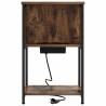 Cabinet de chevet Chêne fumé 38 x 31 x 61 cm Bois d'ingénierie 633860633860