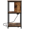 Cabinet de chevet Chêne fumé 38 x 31 x 61 cm Bois d'ingénierie 633860633860