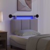Tête de lit suspendue Avec lumière LED Taupe Tissu 633861633861