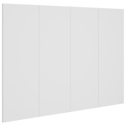 Tête de lit Blanc 120x1,5x80 cm Bois d'ingénierie 633862633862