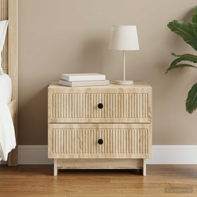 Cabinet de chevet avec tiroir Chêne Sonoma 62 x 34,5 x 47,5 cm 633868633868