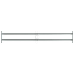 Grille de sécurité pour fenêtres avec 2 barres transversales 633872633872