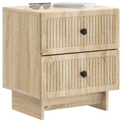 Cabinet de chevet avec tiroir Chêne Sonoma 43 x 34,5 x 47,5 cm 633877633877