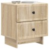 Cabinet de chevet avec tiroir Chêne Sonoma 43 x 34,5 x 47,5 cm 633877633877