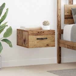 Cabinet de chevet avec tiroir 2 pcs Bois ancien 35 x 35 x 20 cm 633878633878