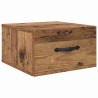 Cabinet de chevet avec tiroir 2 pcs Bois ancien 35 x 35 x 20 cm 633878633878