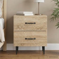 Cabinet de chevet avec tiroir Chêne Sonoma 43 x 34,5 x 47,5 cm 633888633888