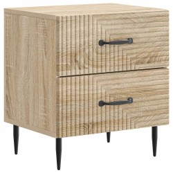 Cabinet de chevet avec tiroir Chêne Sonoma 43 x 34,5 x 47,5 cm 633888633888