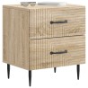 Cabinet de chevet avec tiroir Chêne Sonoma 43 x 34,5 x 47,5 cm 633888633888