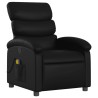 Fauteuil de massage inclinable noir similicuir 633889633889