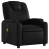 Fauteuil de massage inclinable noir similicuir 633891633891
