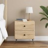 Cabinet de chevet avec tiroir Chêne Sonoma 43 x 34,5 x 47,5 cm 633892633892