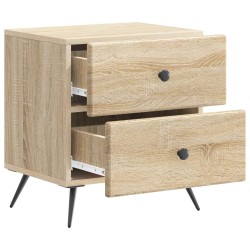 Cabinet de chevet avec tiroir Chêne Sonoma 43 x 34,5 x 47,5 cm 633892633892