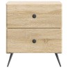 Cabinet de chevet avec tiroir Chêne Sonoma 43 x 34,5 x 47,5 cm 633892633892