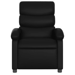 Fauteuil de massage inclinable noir similicuir 633894633894