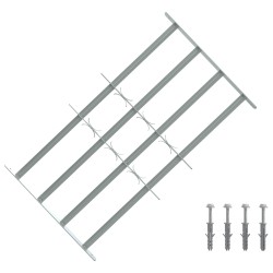 Grille de sécurité pour fenêtres avec 4 barres croisées 3 pcs 633899633899