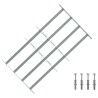 Grille de sécurité pour fenêtres avec 4 barres croisées 3 pcs 633899633899