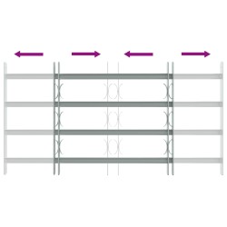 Grille de sécurité pour fenêtres avec 4 barres croisées 3 pcs 633899633899