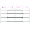 Grille de sécurité pour fenêtres avec 4 barres croisées 3 pcs 633899633899