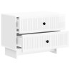 Cabinet de chevet Blanc brillant 62 x 34,5 x 47,5 cm 633901633901