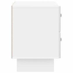 Cabinet de chevet Blanc brillant 62 x 34,5 x 47,5 cm 633901633901