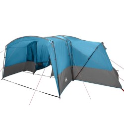 Tente familiale 12 personnes Bleu et gris 760 x 645 x 230 cm 633904633904