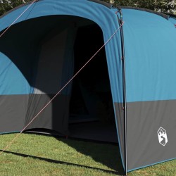 Tente familiale 12 personnes Bleu et gris 760 x 645 x 230 cm 633904633904