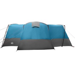 Tente familiale 12 personnes Bleu et gris 760 x 645 x 230 cm 633904633904