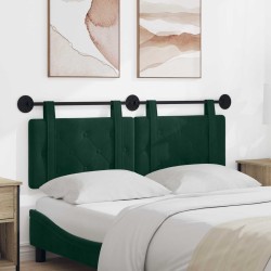 Tête de lit suspendue Vert foncé Velours 633906633906