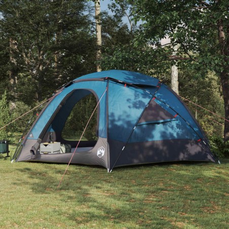 Tente en dôme avec housse imperméable amovible Bleu 633907633907