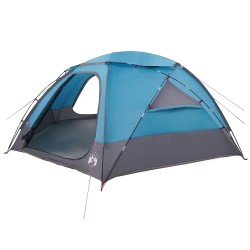 Tente en dôme avec housse imperméable amovible Bleu 633907633907