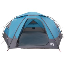 Tente en dôme avec housse imperméable amovible Bleu 633907633907