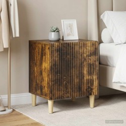 Cabinet de chevet 2 pcs Chêne fumé 43 x 34,5 x 50 cm 633908633908