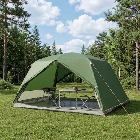 Tente de randonnée Vert 4 personnes 633909633909