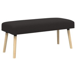 banc Uni Noir 110 x 40 x 46 cm Bouclé 633912633912