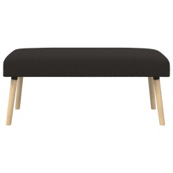 banc Uni Noir 110 x 40 x 46 cm Bouclé 633912633912