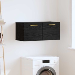 Meuble mural Chêne noir 80 x 36.5 x 35 cm Bois d'ingénierie 633920633920