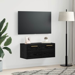 Meuble mural Chêne noir 80 x 36.5 x 35 cm Bois d'ingénierie 633920633920