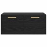 Meuble mural Chêne noir 80 x 36.5 x 35 cm Bois d'ingénierie 633920633920