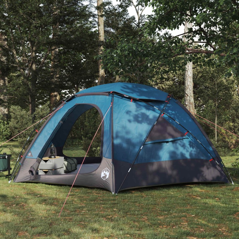 Tente en dôme avec housse imperméable amovible Bleu 8 personnes 633921633921