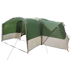 Tente familiale 12 personnes Vert et blanc 760 x 645 x 230 cm 633923633923