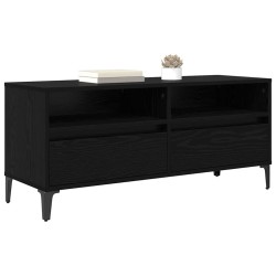 Meuble TV avec tiroir Chêne noir 100 x 34,5 x 44,5 cm 633924633924