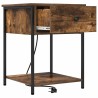 Cabinet de chevet Chêne fumé 42 x 41 x 56 cm Bois d'ingénierie 633927633927