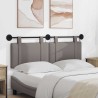 Tête de lit suspendue Avec lumière LED Taupe Tissu 633933633933