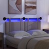 Tête de lit suspendue Avec lumière LED Taupe Tissu 633933633933
