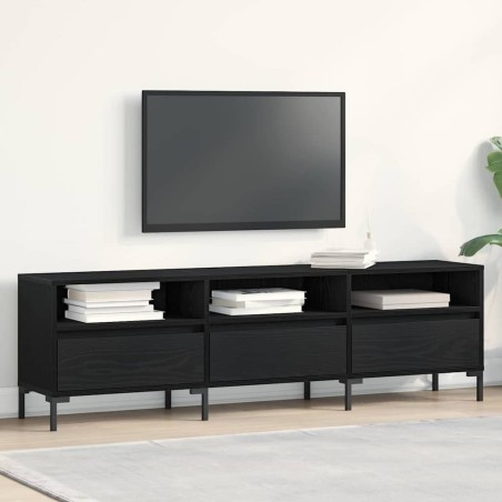Meuble TV Chêne noir 150 x 30 x 44,5 cm Bois d'ingénierie 633938633938
