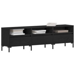 Meuble TV Chêne noir 150 x 30 x 44,5 cm Bois d'ingénierie 633938633938