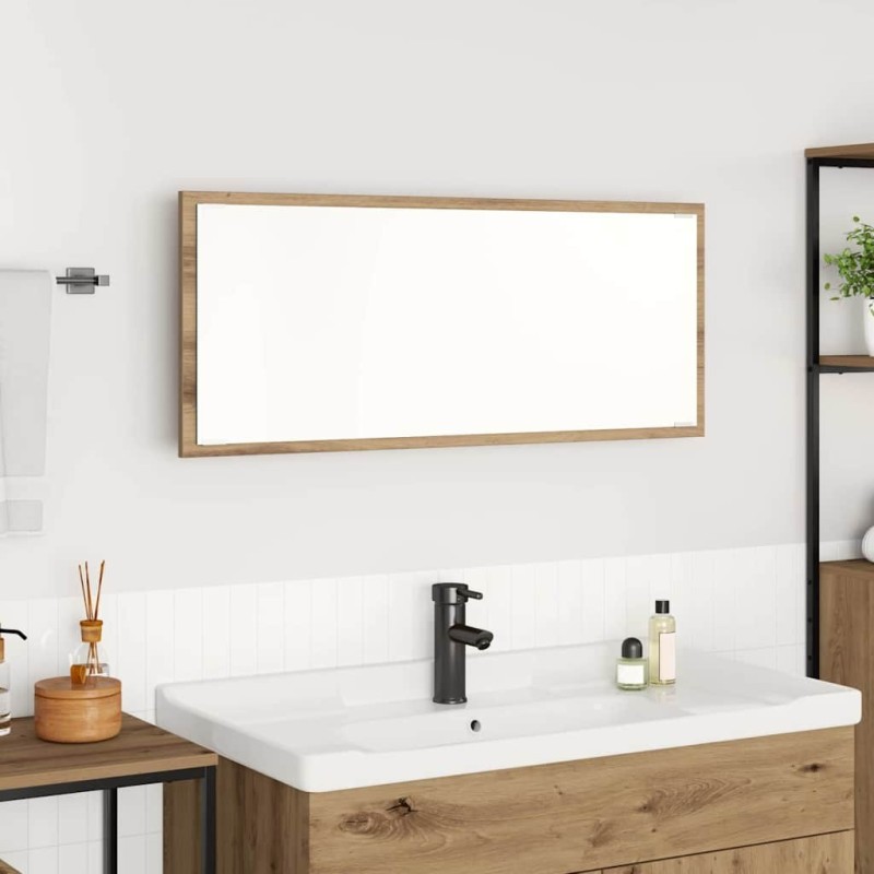 Miroir Chêne artisanal 90 x 8,5 x 37 cm Bois d'ingénierie 633939633939
